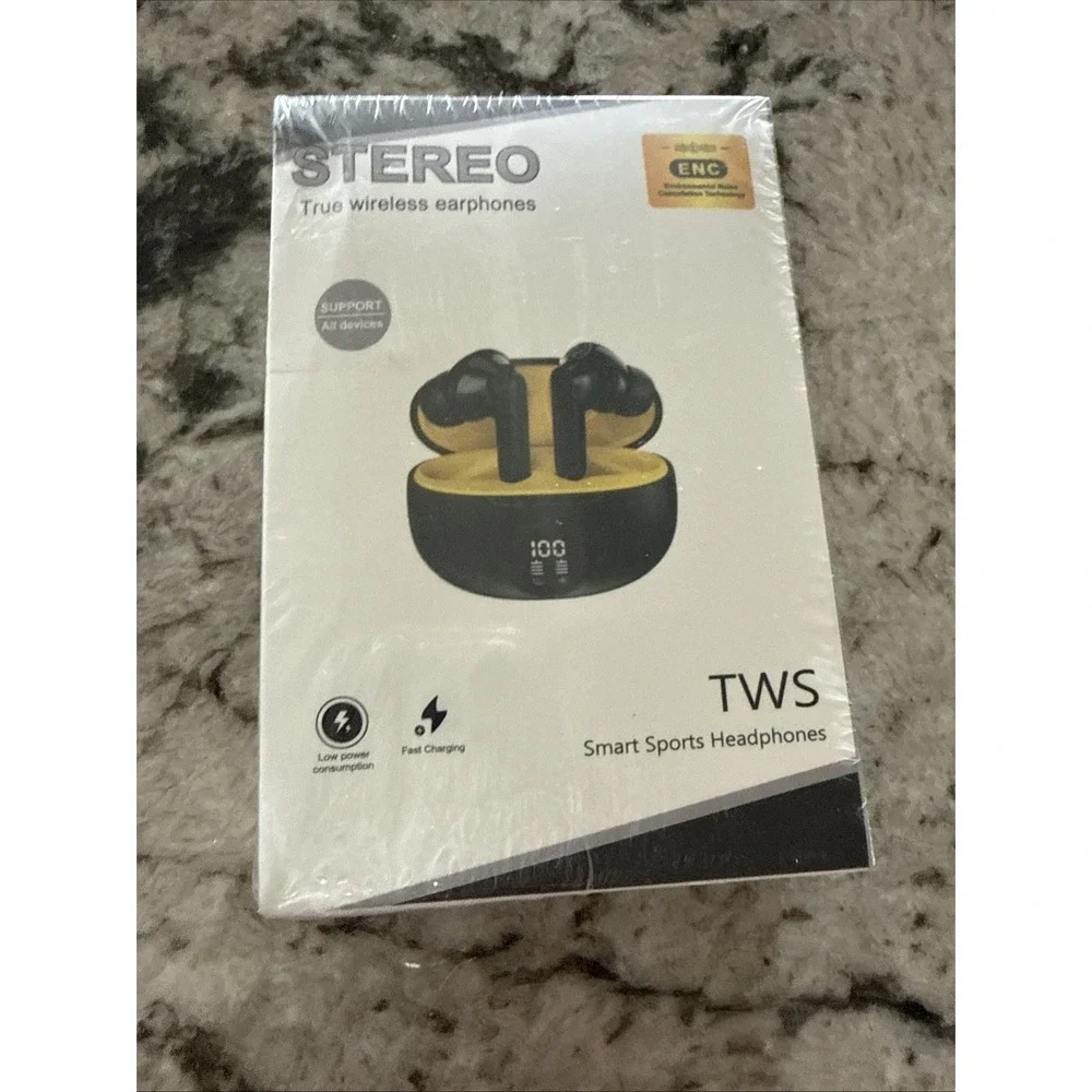 Wireless Head Phone Bluetooth Sports Earbud for all device